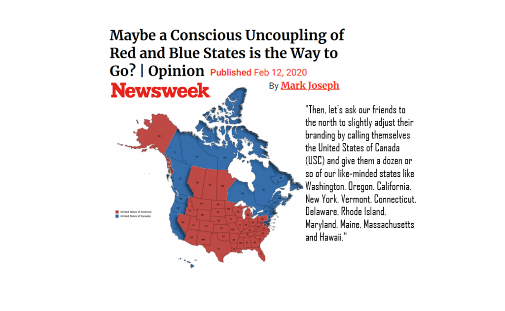 Canadian Government Minister Calls For California To Secede From Trump’s America